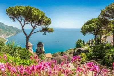 Capri et fleurs