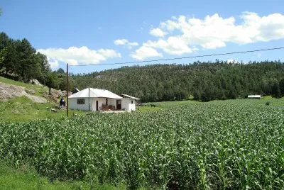 TÃ­pica casa en la Sierra Tarahumara, Chih.