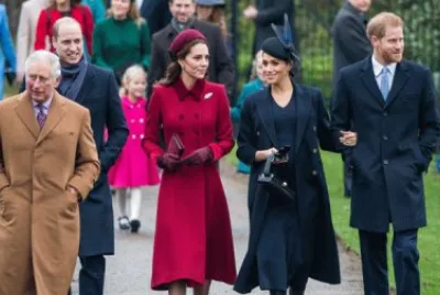 William, Kate, Meghan y Harry