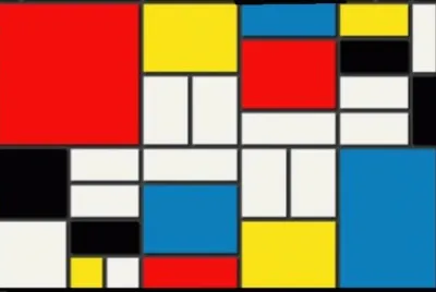 Mondrian jigsaw puzzle
