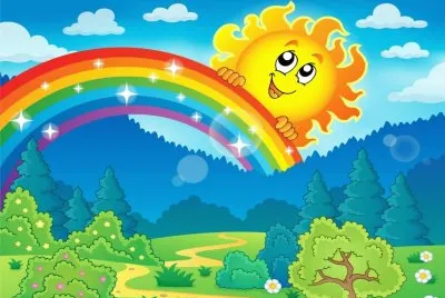 å½©è™¹èƒŒæ™¯