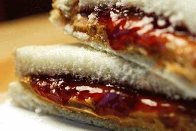 peanut butter and jelly sandwich