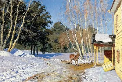 Levitan paysage d 'hiver