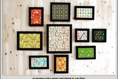 ES BUENA IDEA PARA DECORAR EL SALÃ“N