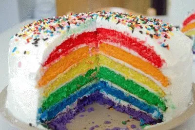 rainbow cake