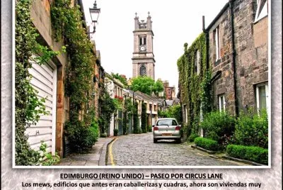 EDIMBURGO (REINO UNIDO) â€“ PASEO POR CIRCUS LANE