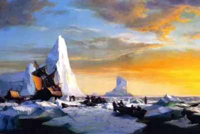 trappeurs dans les glaces