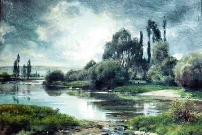 Henri Zuber bord de riviÃ¨re