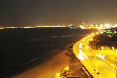 Vista nocturna de la Costa de Oro, Veracruz. jigsaw puzzle