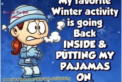 Funny Winter Quote- Ha Ha Ha