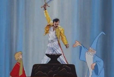 la espada en la piedra