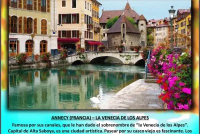 ANNECY (FRANCIA) â€“ LA VENECIA DE LOS ALPES