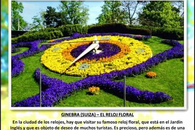 GINEBRA (SUIZA) â€“ EL RELOJ FLORAL