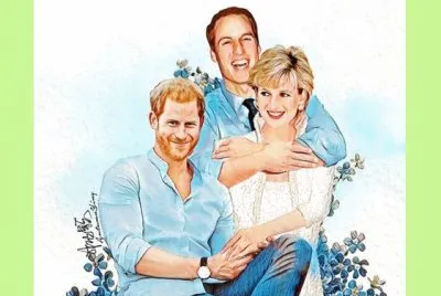 William Diana y Harry