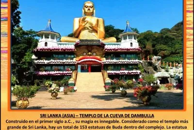 SRI LANKA (ASIA) â€“ TEMPLO DE LA CUEVA DE DAMBULLA