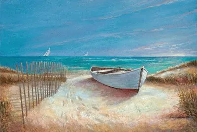 Barque sur la plage jigsaw puzzle