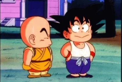 krillin y goku niÃ±os