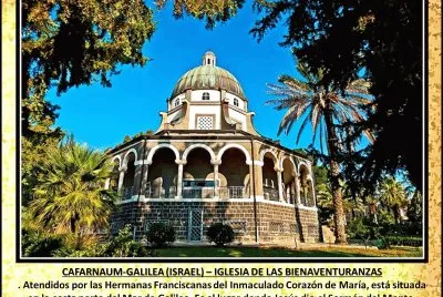 CAFARNAUM-GALILEA (ISRAEL) â€“ IGLESIA DE LAS BIENAVENTURANZAS