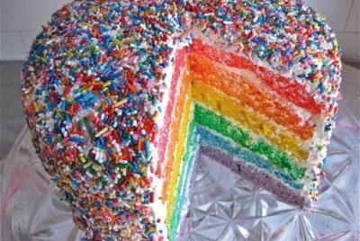 Pastel de colores