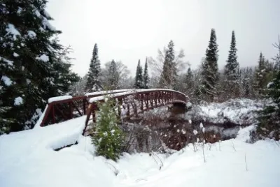 Snow covered Bridge jigsaw puzzle