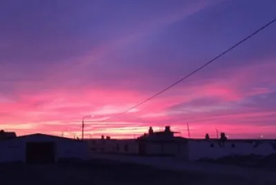 Vistas de puestas de sol.
