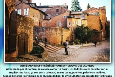 ALBI (TARN MIDI-PYRÃ‰NÃ‰ES) FRANCIA â€“ CIUDAD DEL LADRILLO jigsaw puzzle