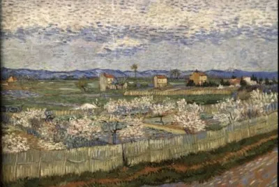 Van Gogh arbres en fleurs