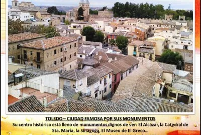 TOLEDO â€“ CIUDAD FAMOSA POR SUS MONUMENTOS