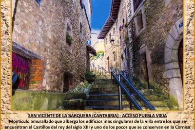 SAN VICENTE DE LA BARQUERA (CANTABRIA) - ACCESO PUEBLA VIEJA