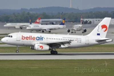 Belle Air Airbus A319 Albania