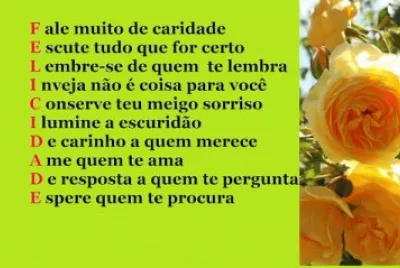 FELICIDADE jigsaw puzzle