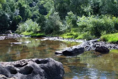 pedra no rio