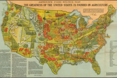 USA Food Map