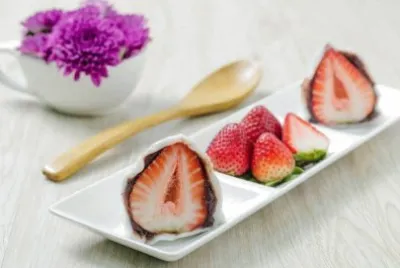 Japan strawberry dessert