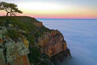 South Rim sunrise above the Clouds