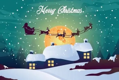 Trineo de Santa Claus jigsaw puzzle