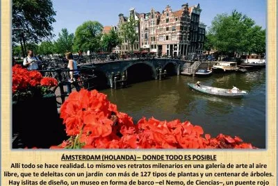 ÃMSTERDAM (HOLANDA) â€“ DONDE TODO ES POSIBLE
