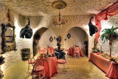 Inside dollhouse Huose on the Rock WI