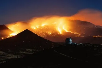 TX Wildfire threatens MacDonald Observatory