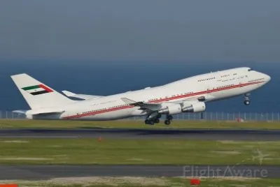Dubai Royal Air Wing Boeing 747-400 Emiratos Arabe