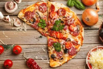 Pizza jigsaw puzzle