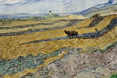 Van Gogh travail aux champs