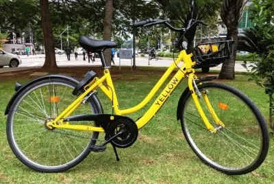 Bicicleta amarela jigsaw puzzle