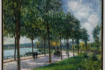 Sisley au bord de l 'eau