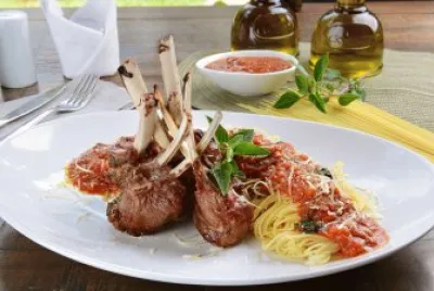 פאזל של Pasta whit lamb