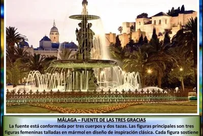 MÃLAGA â€“ FUENTE DE LAS TRES GRACIAS