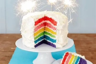 rainbow cake