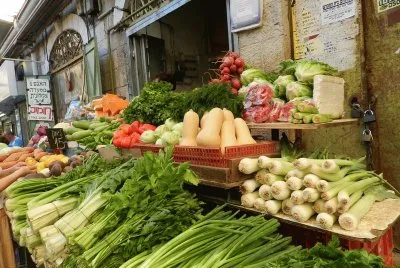 In the shuk