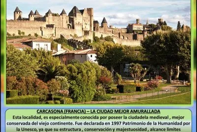 CARCASONA (FRANCIA) â€“ LA CIUDAD MEJOR AMURALLADA