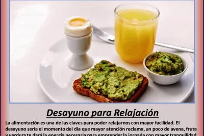 DESAYUNO PARA RELAJACIÃ“N
